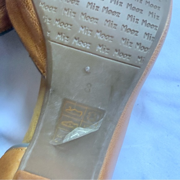 Miz Mooz Tan Peep-Toe Heels - Picture 10 of 10